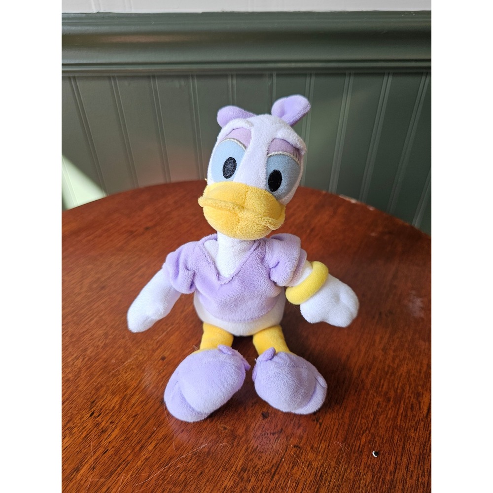 Disney Daisy Duck Plush Purple Outfit Stuffed Animal Just‎ Play 9 Inch